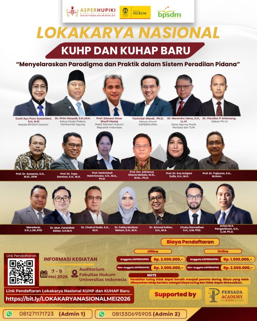 lokakarya nasional asperhupiki FHUI 2026