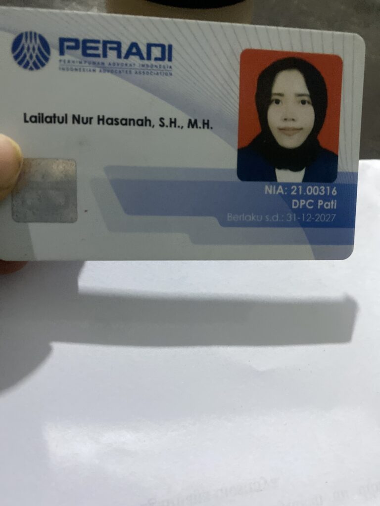 Lailatul Nur hasanah, SH.,MH